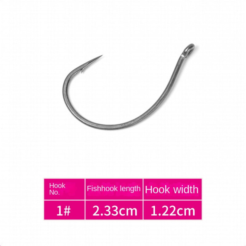 8003Luya wacky Jigging Hook Reinforced Dragon Scale Loach Hook Special Kite Fishing Set for Topmouth Culter and Mandarin Fish Bulk