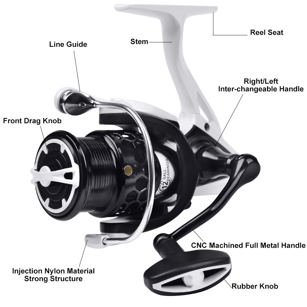 Metal Spinning Reel Lure Double Wire Cup Fishing Wheel Micro Object Spool Universal Fishing Reel Tossing Reel for Telescopic Fishing Rod Fishing Wheel