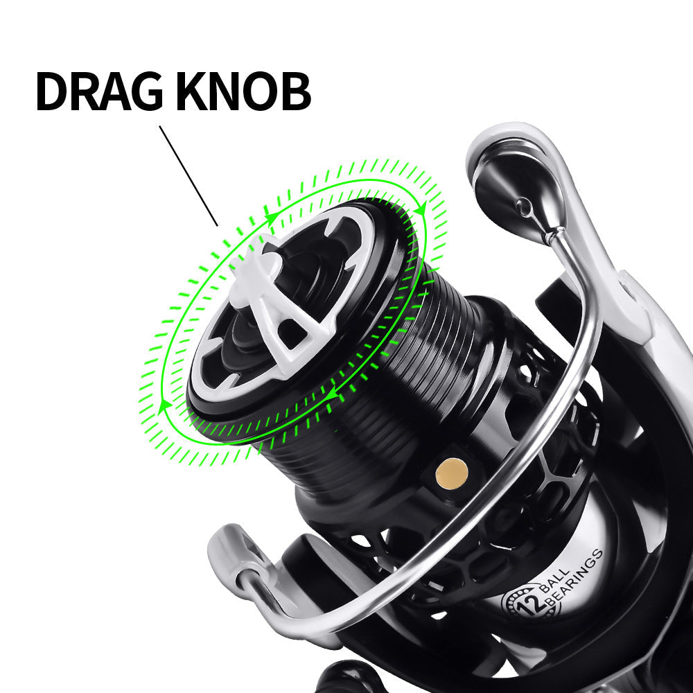 Metal Spinning Reel Lure Double Wire Cup Fishing Wheel Micro Object Spool Universal Fishing Reel Tossing Reel for Telescopic Fishing Rod Fishing Wheel