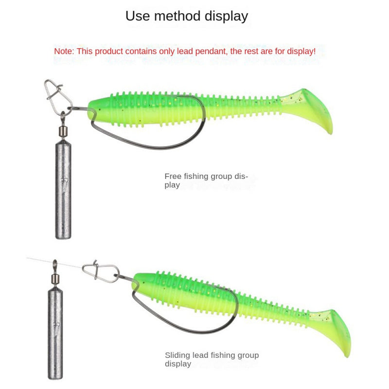 Free Fishing Rig Lead Drop Shot Lead Sinker Drop Shot Hook Water Drop Lead Round Ball Shape Lure Lead Sinker Long Casting Rotating Anti-Snag Lead