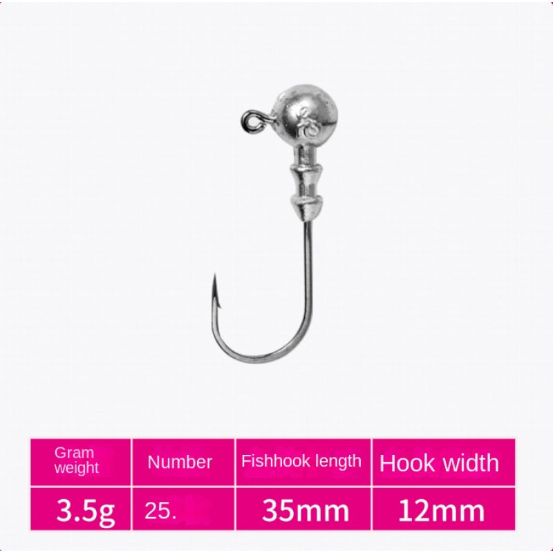 Aohu Jig Hook Lure Weever Mandarin Fish Anti-Hook Bottom Fishing Hook Large Hook Door Soft Bait Hook