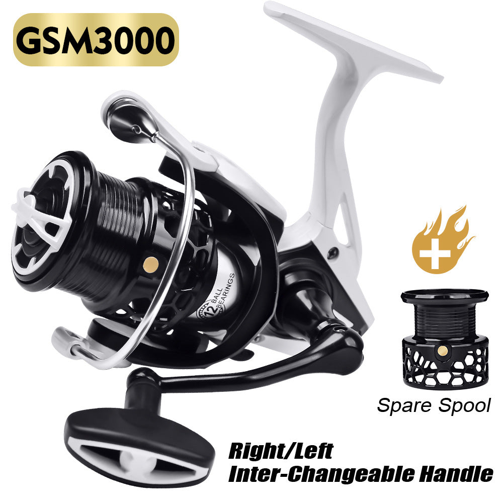 Metal Spinning Reel Lure Double Wire Cup Fishing Wheel Micro Object Spool Universal Fishing Reel Tossing Reel for Telescopic Fishing Rod Fishing Wheel