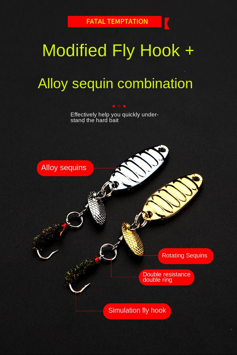 Feixuan Fly Fishing Hook Set Sunflower Seed Lure Lure Bait Micro Set White Fish Mouth Long Casting Aid Bait