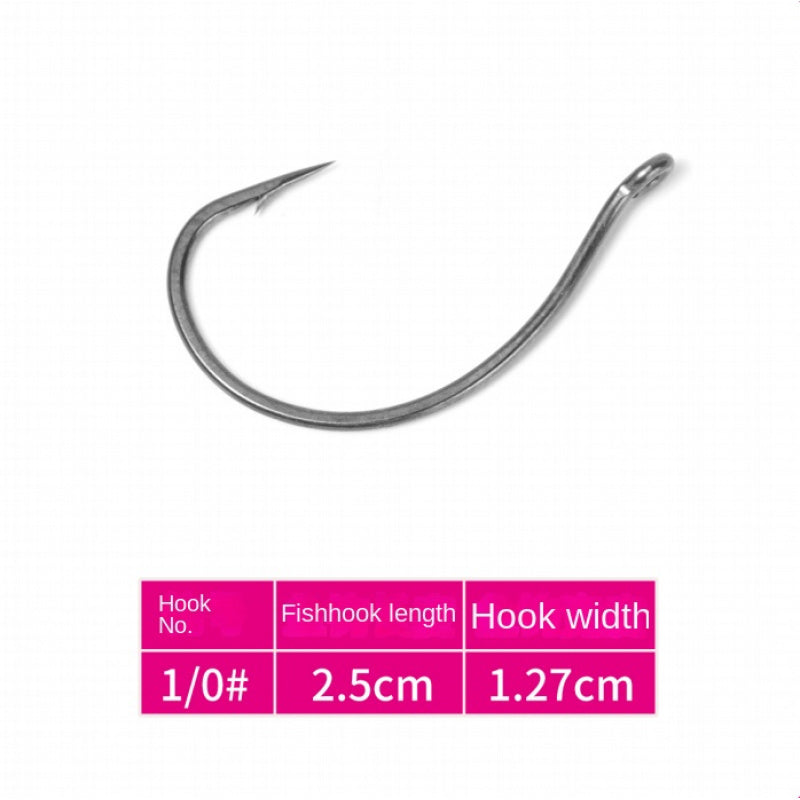 8003Luya wacky Jigging Hook Reinforced Dragon Scale Loach Hook Special Kite Fishing Set for Topmouth Culter and Mandarin Fish Bulk