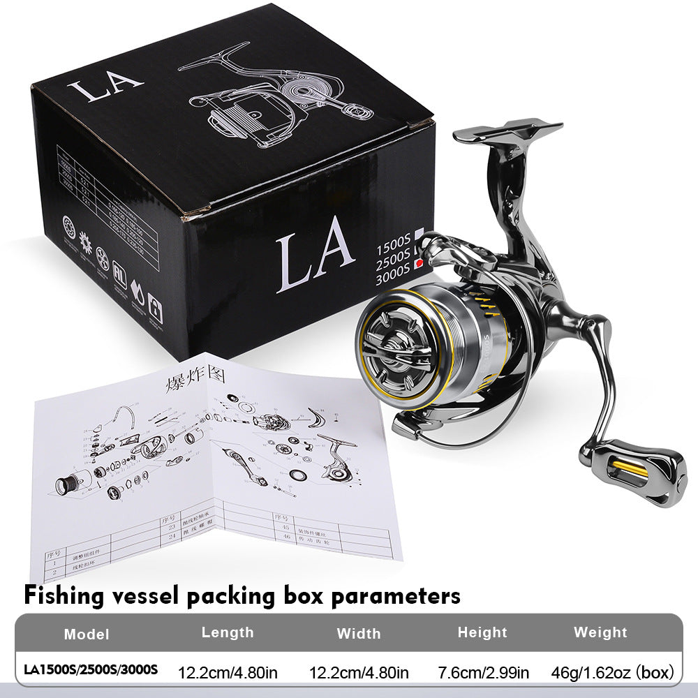 Ultra-Light Carbon Micro-Object Spinning Reel Lightweight Metal Wire Spool Lure Fishing Wheel Shallow Spool Rock Role Rock Fishing Fishing Reel