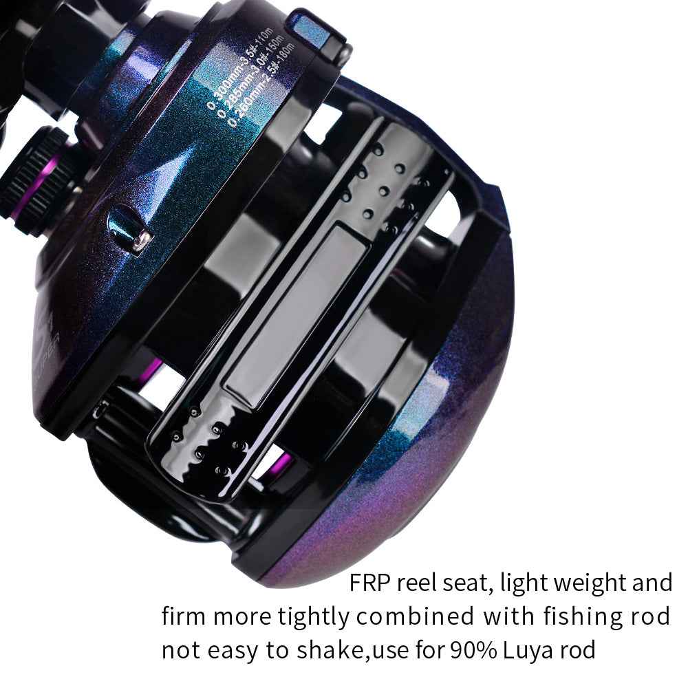 Metal Drip Wheel Lure Wheel 4+1 Axis Lure Fishing Wheel 7.2:1 Chameleon Colorful Sea Fishing Reel Fishing Wheel Wholesale