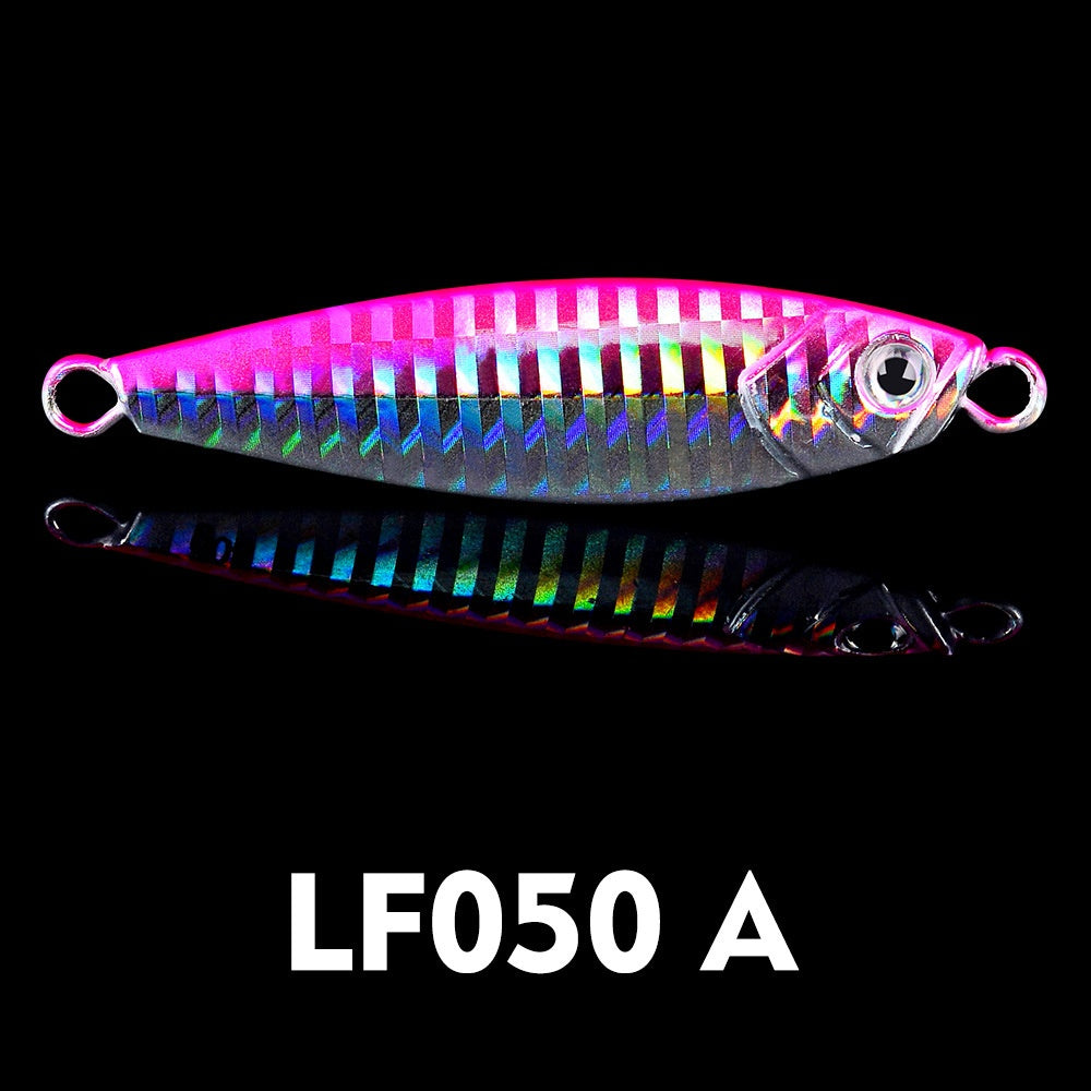 Luya Bait Fish Lead Iron Plate with Blood Trough Hook Metal Lure Lure Bait Slow Shake Bait Fishing Gear Fishing Tackle