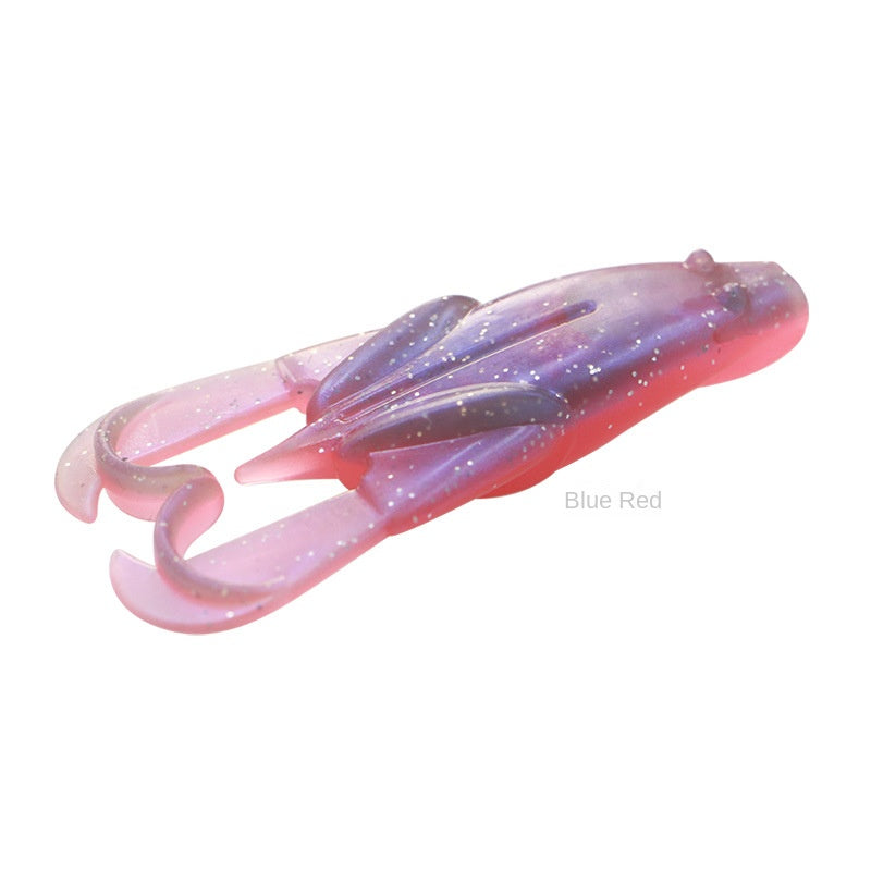 Cross-Border Ring Bead Floating Frog Lure Soft Bait Surface Frog 75mm 7.8g for Black Bass and Topmouth Culter