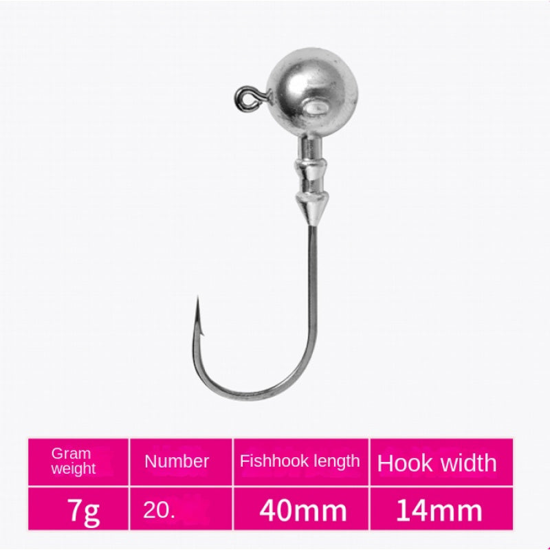 Aohu Jig Hook Lure Weever Mandarin Fish Anti-Hook Bottom Fishing Hook Large Hook Door Soft Bait Hook