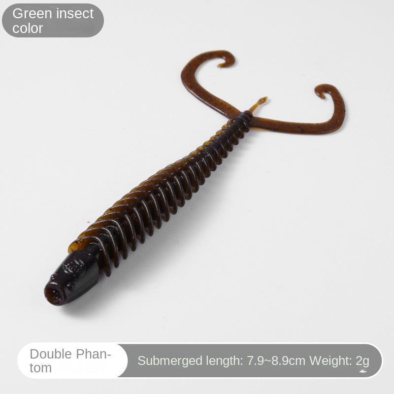 ReelRanger®Double Tail Curly Tail Soft Worm