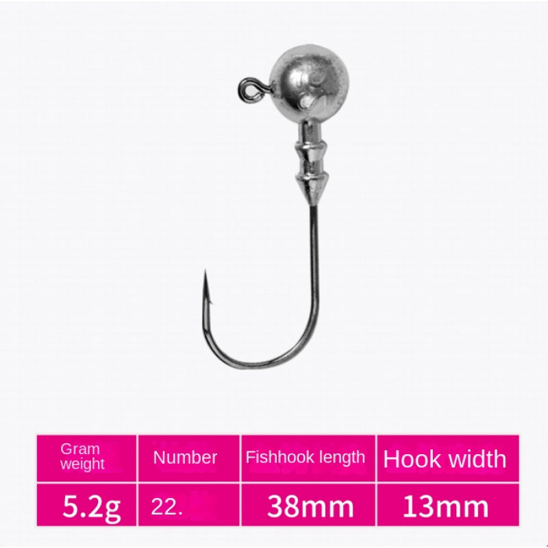 Aohu Jig Hook Lure Weever Mandarin Fish Anti-Hook Bottom Fishing Hook Large Hook Door Soft Bait Hook