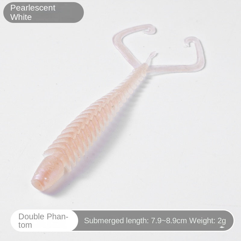 ReelRanger®Double Tail Curly Tail Soft Worm